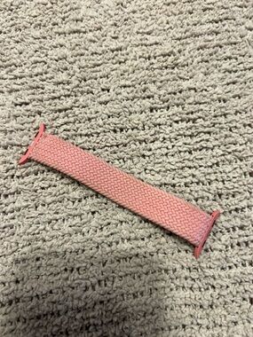 Pink Braided Elastic Watch Band for Women